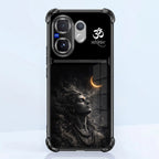 Vivo V60 5G Eternal Shiva Dual-Tone Transparent Black Airbags Case