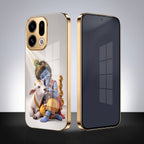 Oppo Find X9 5G Bal Krishna Blessings Gold Electroplated Glass Phone Back Case