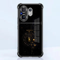Vivo V60 5G Infinity Manifestation Dual-Tone Transparent Black Airbags Case
