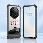 Vivo T4 5G SABR Black Airbags Printed Back Case
