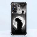 Vivo V60 5G Moonlit Ronin Dual-Tone Transparent Black Airbags Case
