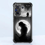 Vivo V60 5G Moonlit Ronin Dual-Tone Transparent Black Airbags Case
