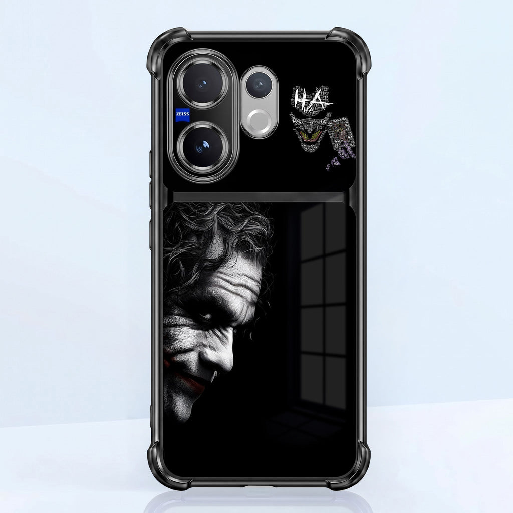 Vivo V60 5G Joker Smile Dual-Tone Transparent Black Airbags Case