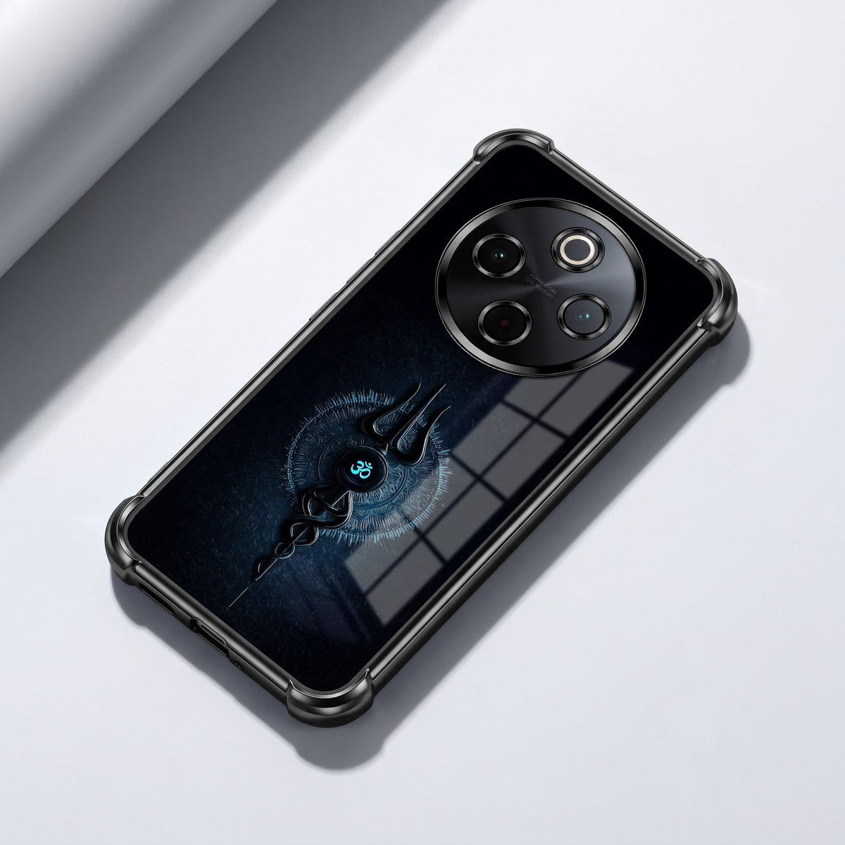Vivo T4 5G Shiva Aura Black Airbags Printed Back Case