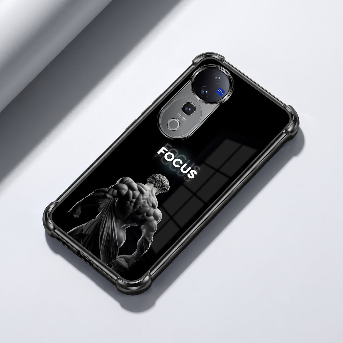 Vivo V40 Pro 5G Focus Black Airbags Printed Back Case