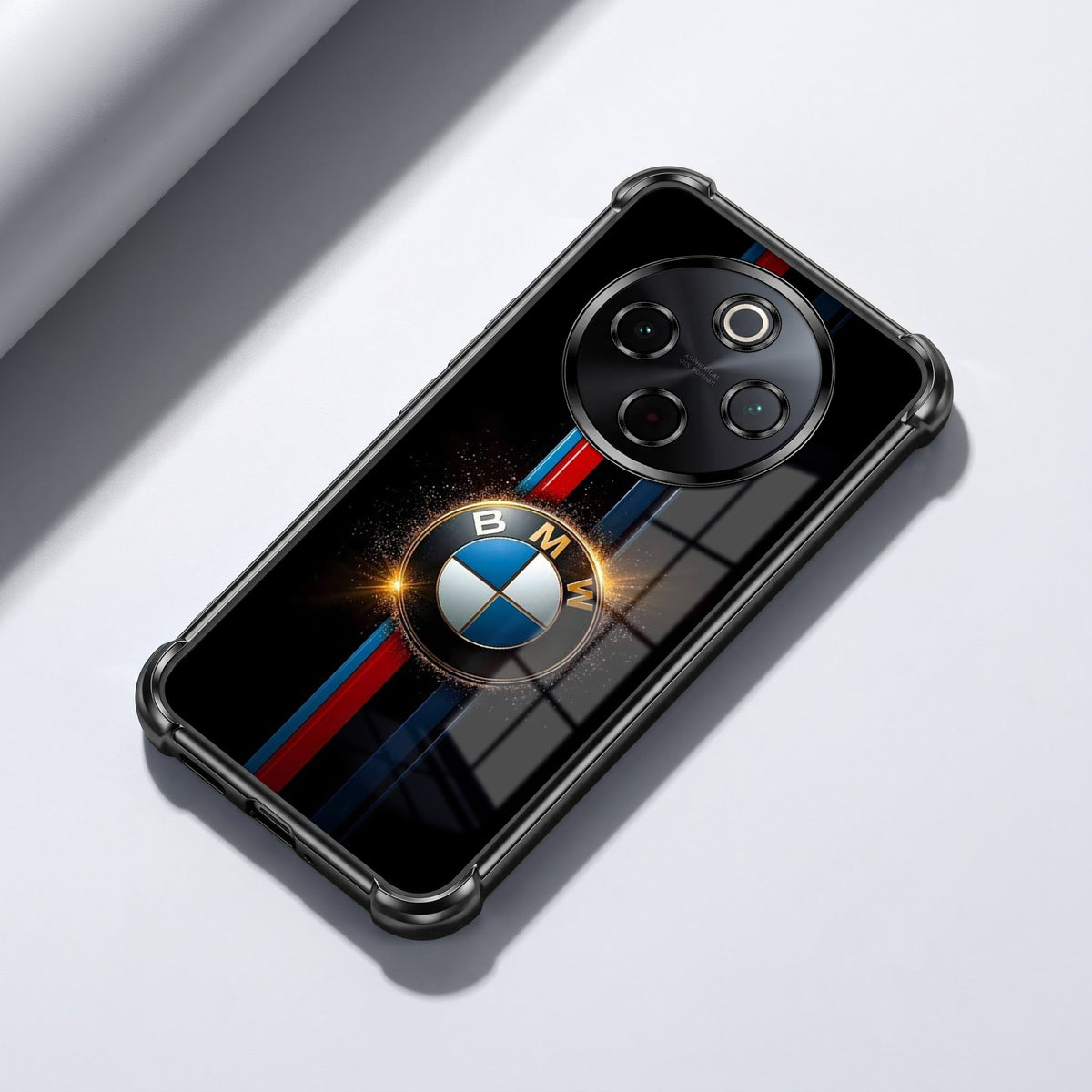 Vivo T4 5G Premium BMW Logo Black Airbags Printed Back Case