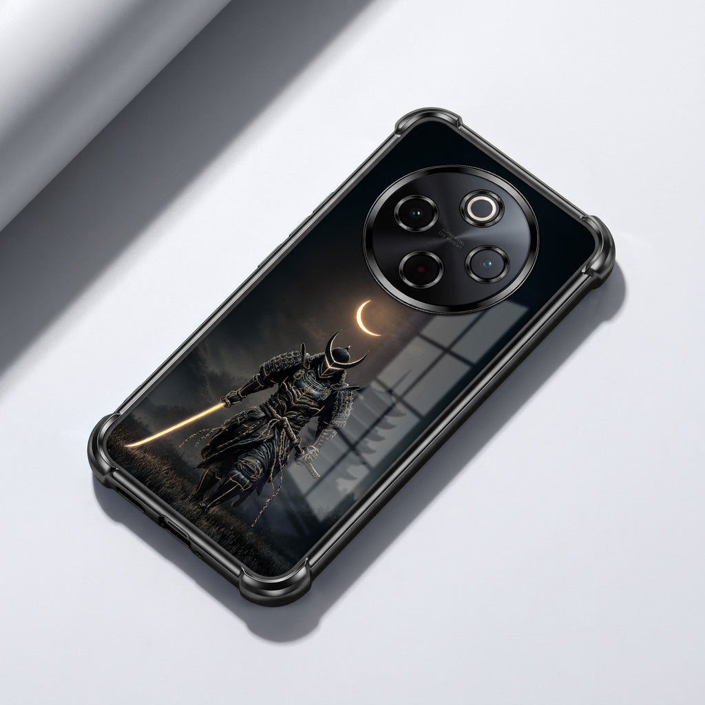 Vivo T4 5G Samurai Warrior Black Airbags Printed Back Case