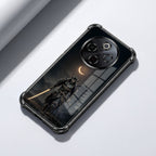 Vivo T4 5G Samurai Warrior Black Airbags Printed Back Case