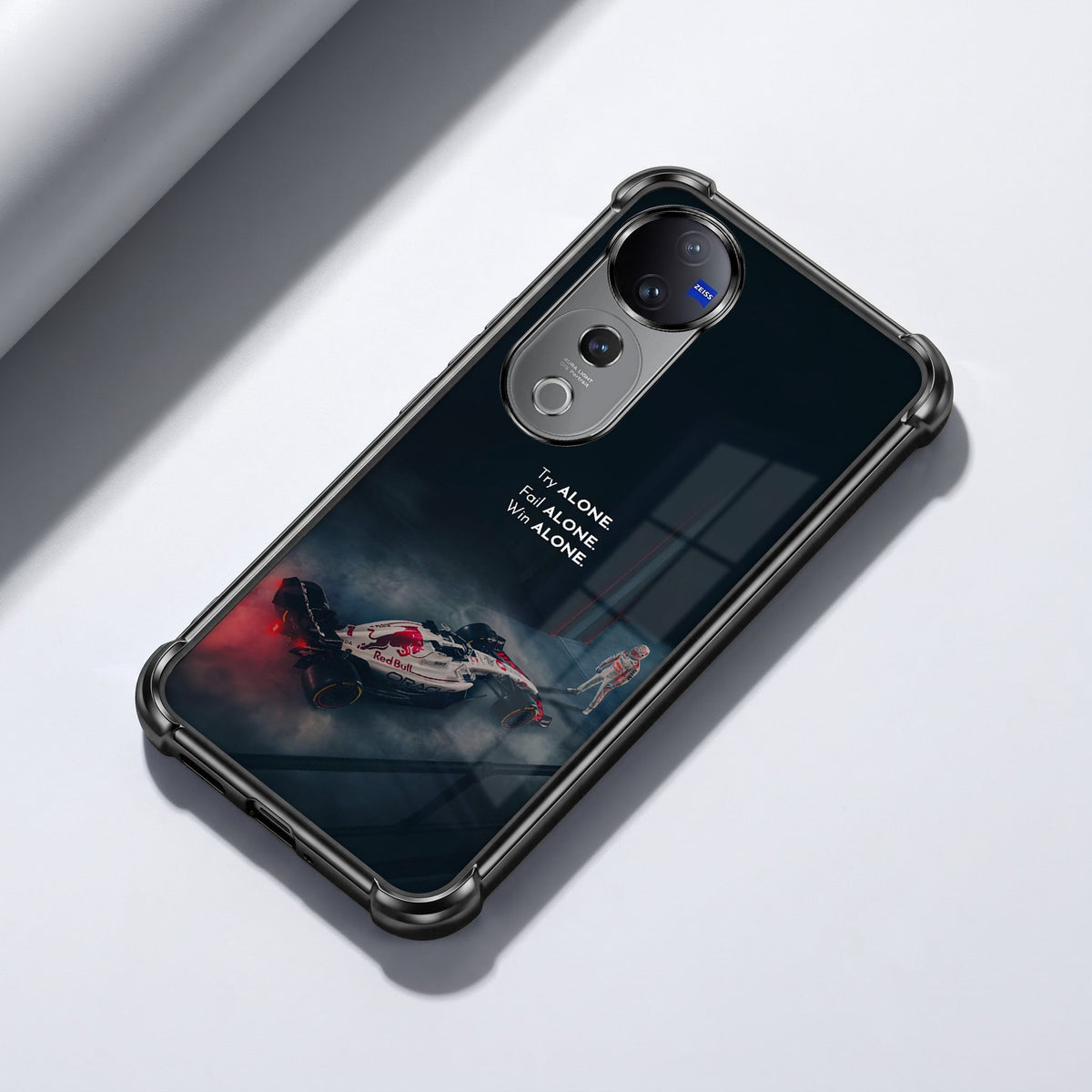 Vivo V40 Pro 5G F1 Alone Black Airbags Printed Back Case