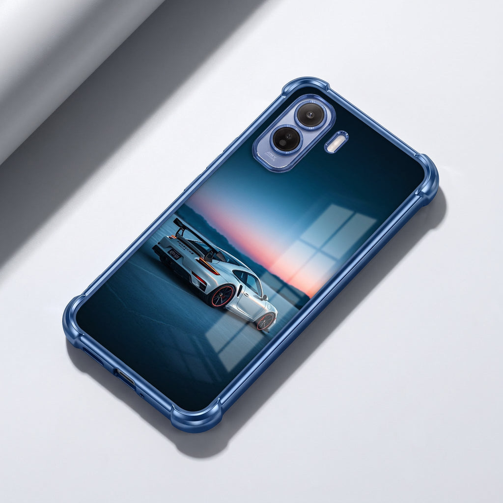 Vivo T5 Pro 5G Porsche Blue Airbags Printed Back Case