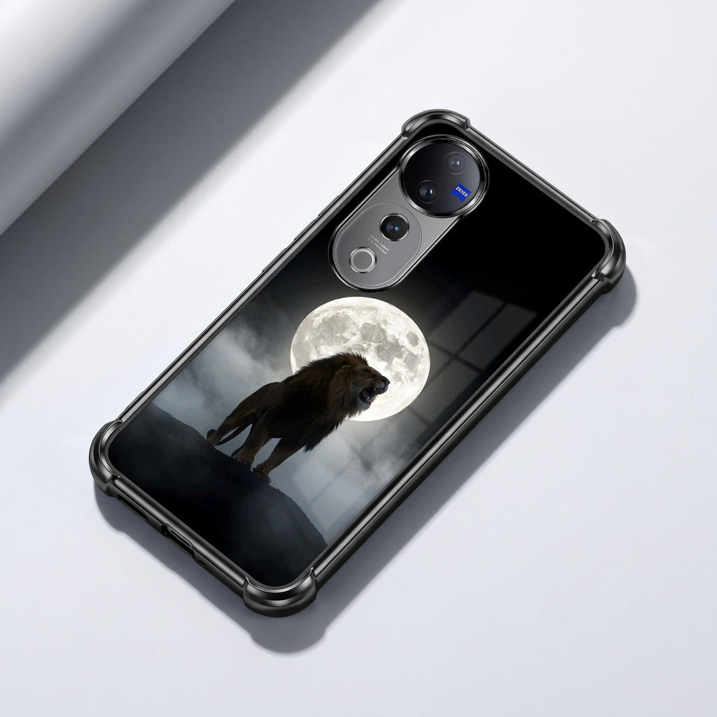 Vivo V40 Pro 5G Lunar Wolf Black Airbags Printed Back Case