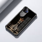 Vivo V50 5G Chess King Black Airbags Printed Back Case