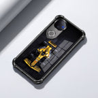 Vivo V50 5G F1 Racing Cars Black Airbags Printed Back Case