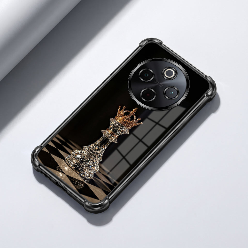 Vivo T4 5G Chess King Black Airbags Printed Back Case