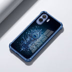 Vivo T5 Pro 5G Premium Peacock Feather Blue Airbags Printed Back Case