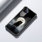 Vivo V50 5G Lunar Wolf Black Airbags Printed Back Case