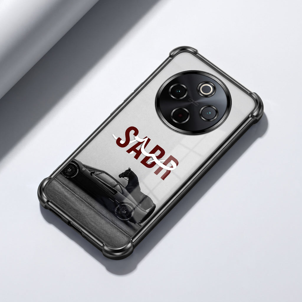 Vivo T4 5G SABR Black Airbags Printed Back Case