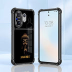 Vivo V60 5G Silent Buddha Dual-Tone Transparent Black Airbags Case
