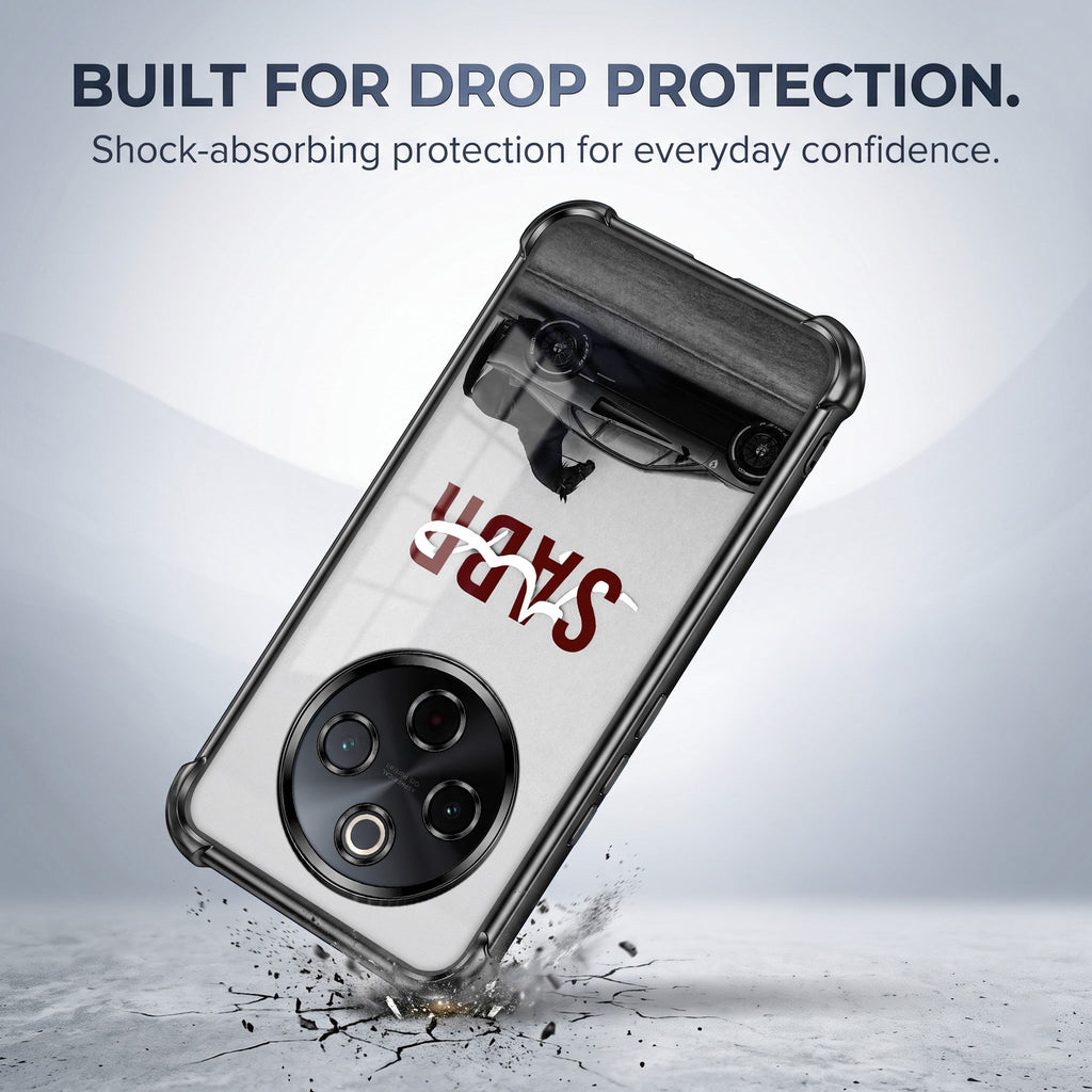 Vivo T4 5G SABR Black Airbags Printed Back Case