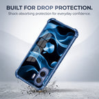Vivo T5 Pro 5G Premium Wave Blue Airbags Printed Back Case