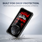 Vivo T4 5G Don't Touch My Phone Black Airbags Printed Back Case