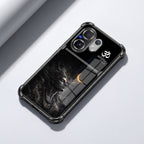 Vivo V60 5G Eternal Shiva Dual-Tone Transparent Black Airbags Case