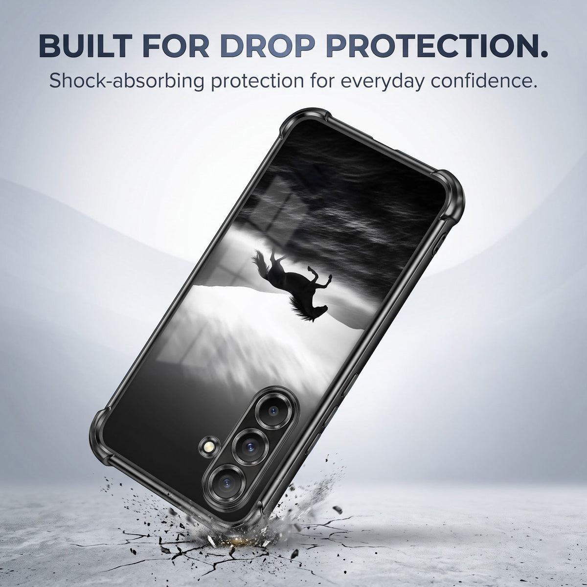 Samsung Galaxy A56 5G Running Horse Printed Back Case