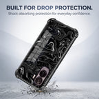 Vivo T5 Pro 5G Dark Swirl Black Airbags Printed Back Case
