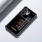 Vivo V60 5G Silent Buddha Dual-Tone Transparent Black Airbags Case