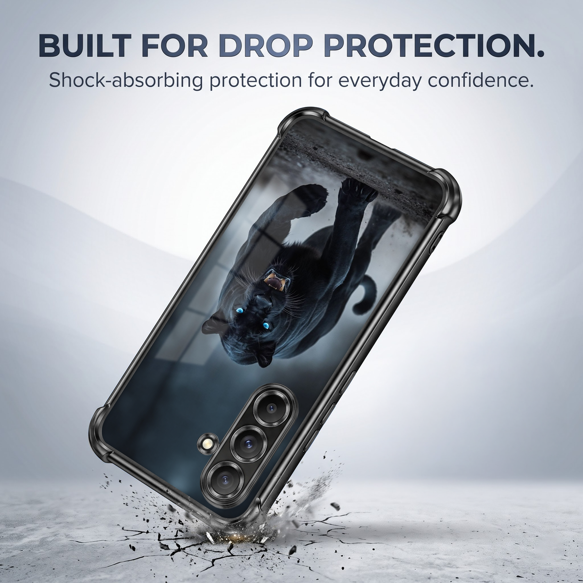Samsung Galaxy A36 5G Shadow Panther Airbags Printed Back Case