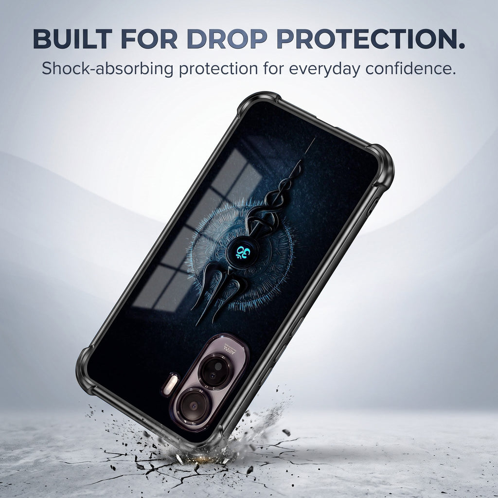 Vivo T5 Pro 5G Shiva Aura Black Airbags Printed Back Case
