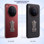 Vivo X300 5G Compatible Satyamev Jayate 3D Metal Emblem Sticker
