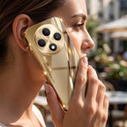 Oppo F27 Pro+ 5G Luxury Infinity Energy Gold Electroplated Glass Phone Case