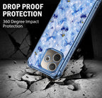 Oppo A5 Pro 5G Blue Cherry Blue Airbags Printed Back Case