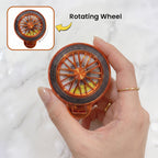 OPPO Reno 15 5G Stress Buster Wheel Rotating Airbag Cosmic Orange Case