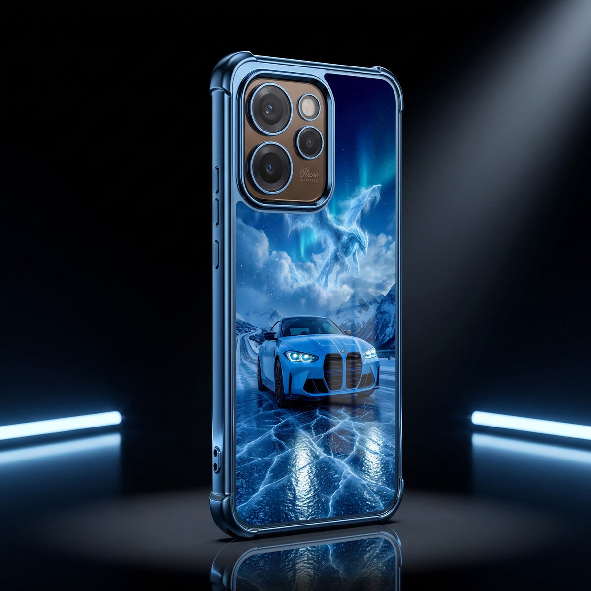 Oppo Reno 15 Pro Mini 5G Premium BMW Car Airbags Printed Back Case