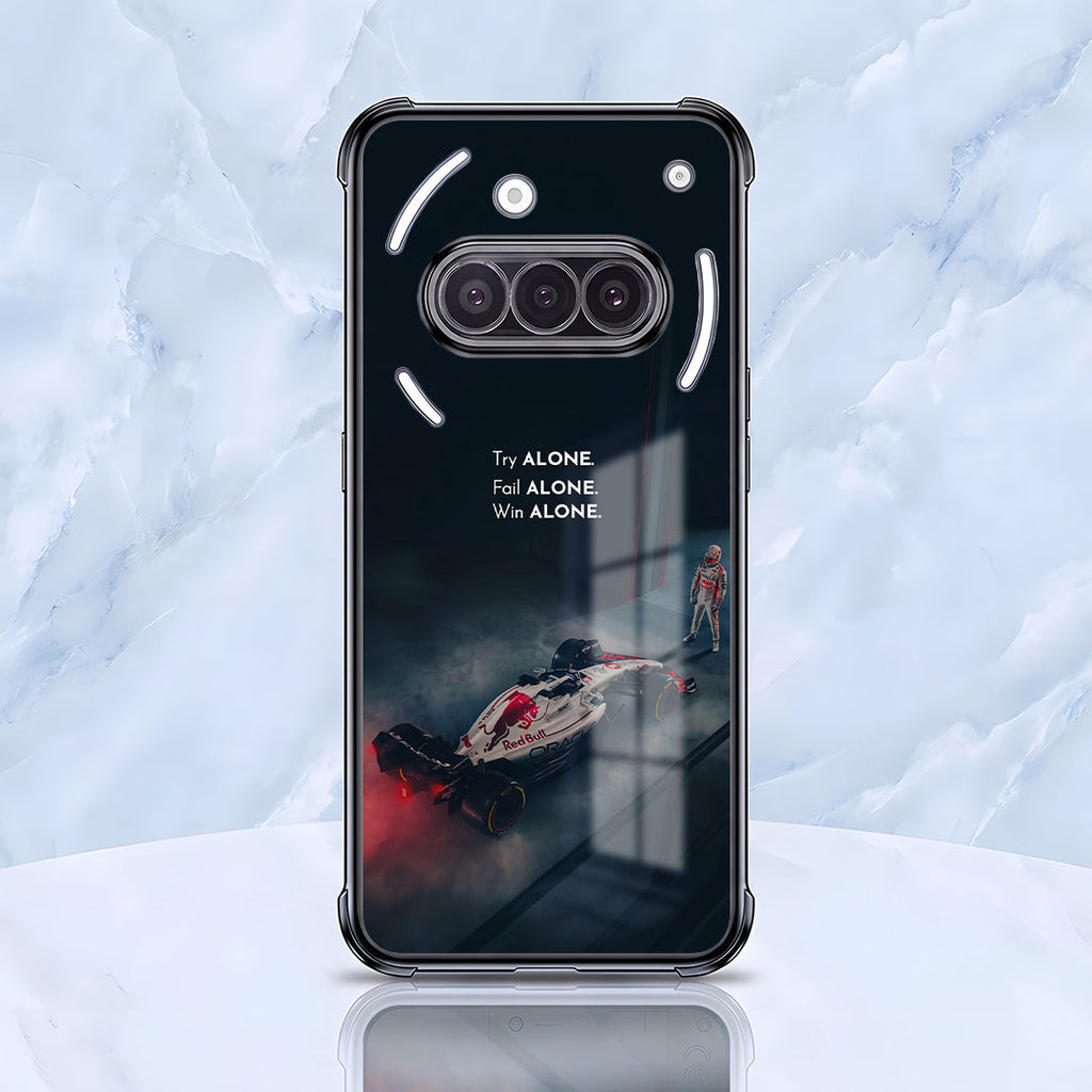 Nothing Phone 3a 5G F1 Alone Black Airbags Printed Back Case