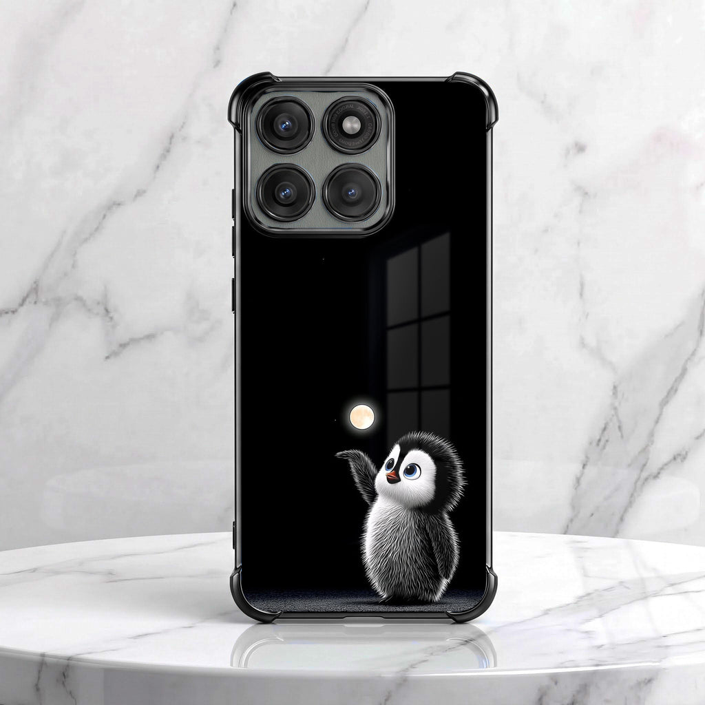 Motorola Edge 60 Pro 5G Moonlight Penguin Airbags Printed Back Case