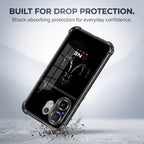Vivo V60 5G One Move Dual-Tone Transparent Black Airbags Case