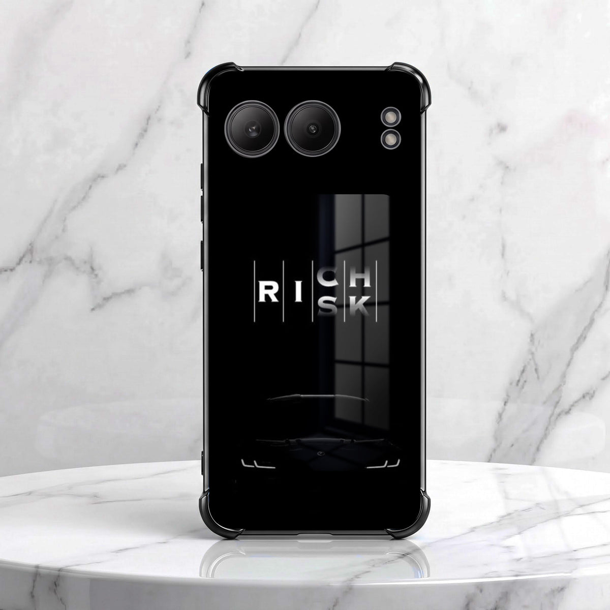 One Plus Nord 4 5G Midnight Risk Black Airbags Printed Back Case