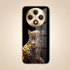 OPPO F27 Pro+ 5G Panther Gold Electroplated Glass Phone Back Case