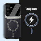 Samsung Galaxy S23 FE 5G Premium Magsafe Magnetic Leather Lens Protective Case