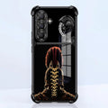 Samsung Galaxy A36 5G Gladiator King Dual-Tone Transparent Black Airbags Case