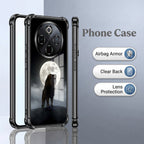 Vivo T4 5G Lunar Wolf Black Airbags Printed Back Case