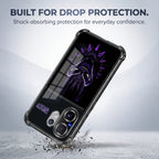 Vivo V60 5G Wakanda Forever Dual-Tone Transparent Black Airbags Case