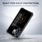 Vivo V60 5G Infinity Manifestation Dual-Tone Transparent Black Airbags Case