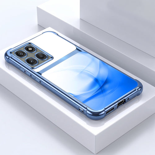 Motorola Edge 60 Pro 5G Crystal Blue Dual-Tone Transparent Blue Airbags Case