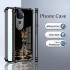 Vivo V40 Pro 5G Chess King Black Airbags Printed Back Case