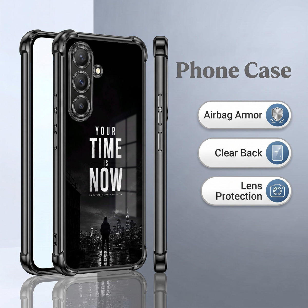 Samsung Galaxy A56 5G Your Time Is Now Airbags Printed Back Case