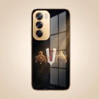 Oppo Reno 12 Pro 5G Royal Heritage Edition Gold Electroplated Glass Phone Back Case